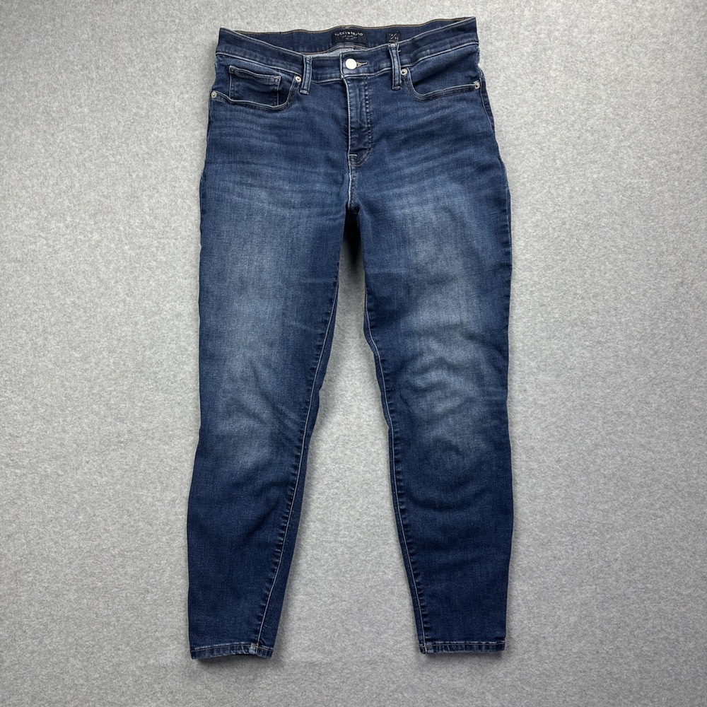 Lucky Brand Women's Mid Rise‎ Super Skinny Ava Jeans Size 14/32